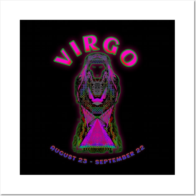 Virgo 3b Black Wall Art by Boogie 72